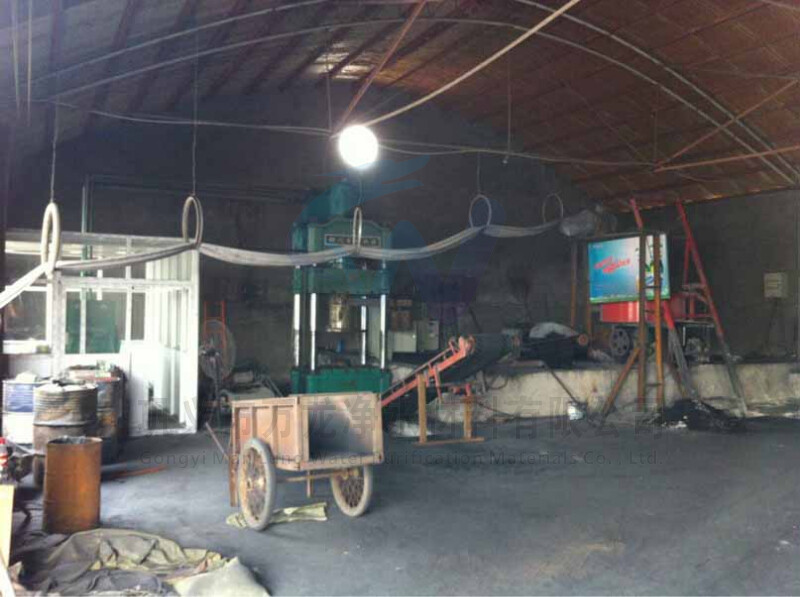 活性炭生产现场